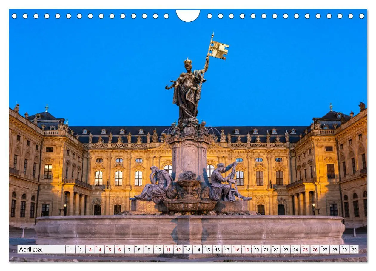 Bild: 9783457787151 | Würzburg - Bayern (Wandkalender 2026 DIN A4 quer), CALVENDO...