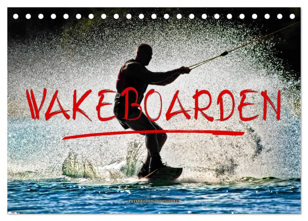 Cover: 9783457857151 | Wakeboarden (Tischkalender 2026 DIN A5 quer), CALVENDO Monatskalender