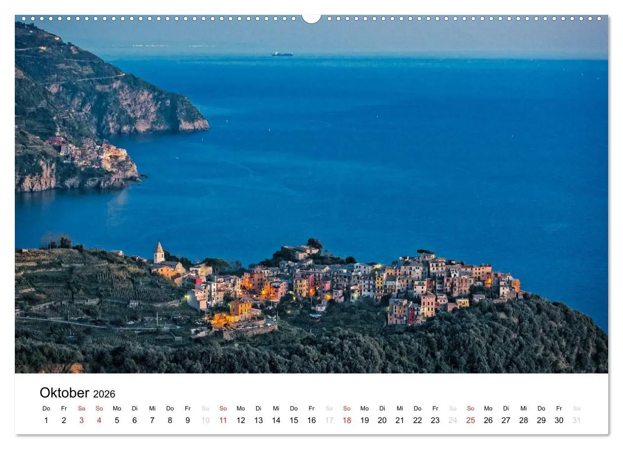 Bild: 9783516017151 | Blick auf die Ligurische Küste (hochwertiger Premium Wandkalender...