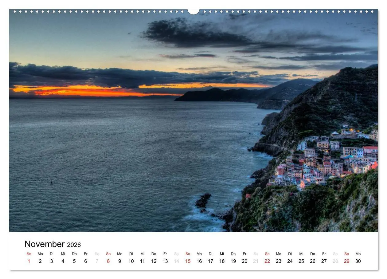 Bild: 9783516017151 | Blick auf die Ligurische Küste (hochwertiger Premium Wandkalender...