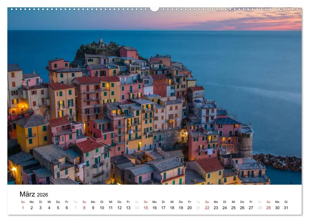 Bild: 9783516017151 | Blick auf die Ligurische Küste (hochwertiger Premium Wandkalender...