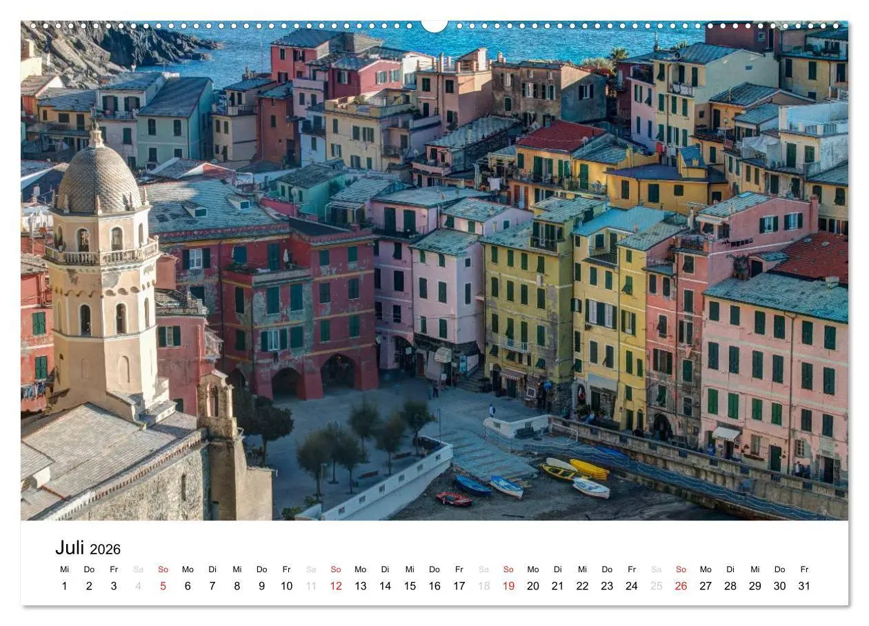 Bild: 9783516017151 | Blick auf die Ligurische Küste (hochwertiger Premium Wandkalender...