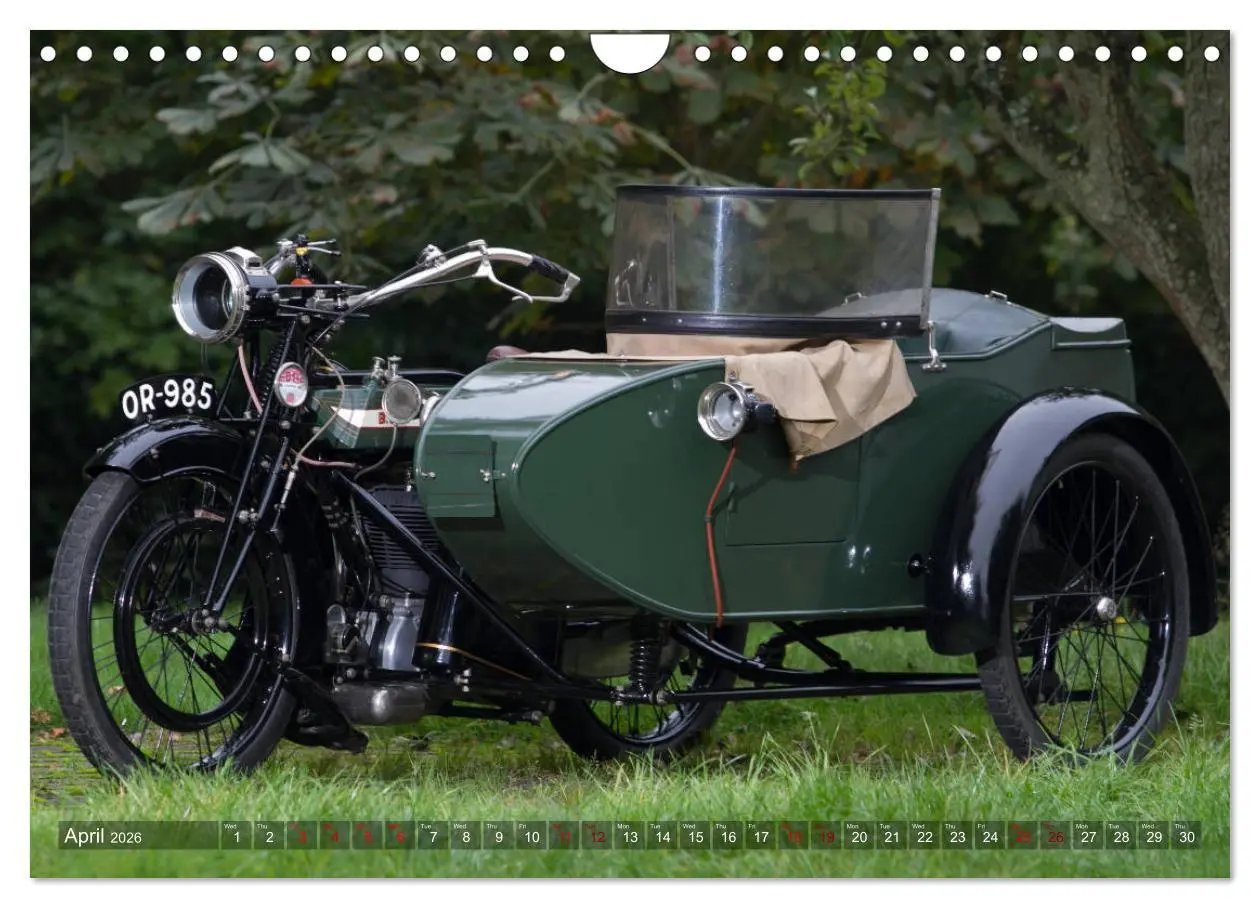 Bild: 9783516567151 | Classic Motorcycles (Wall Calendar 2026 DIN A4 landscape), CALVENDO...