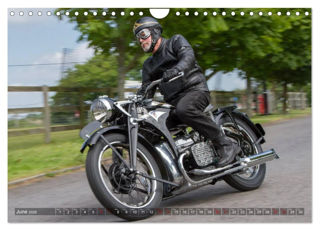 Bild: 9783516567151 | Classic Motorcycles (Wall Calendar 2026 DIN A4 landscape), CALVENDO...