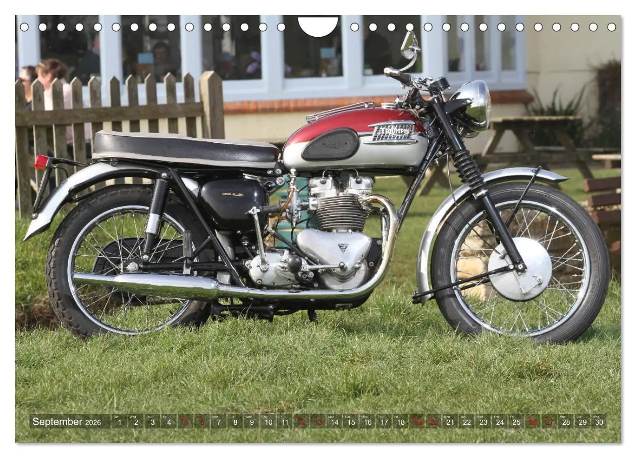 Bild: 9783516567151 | Classic Motorcycles (Wall Calendar 2026 DIN A4 landscape), CALVENDO...