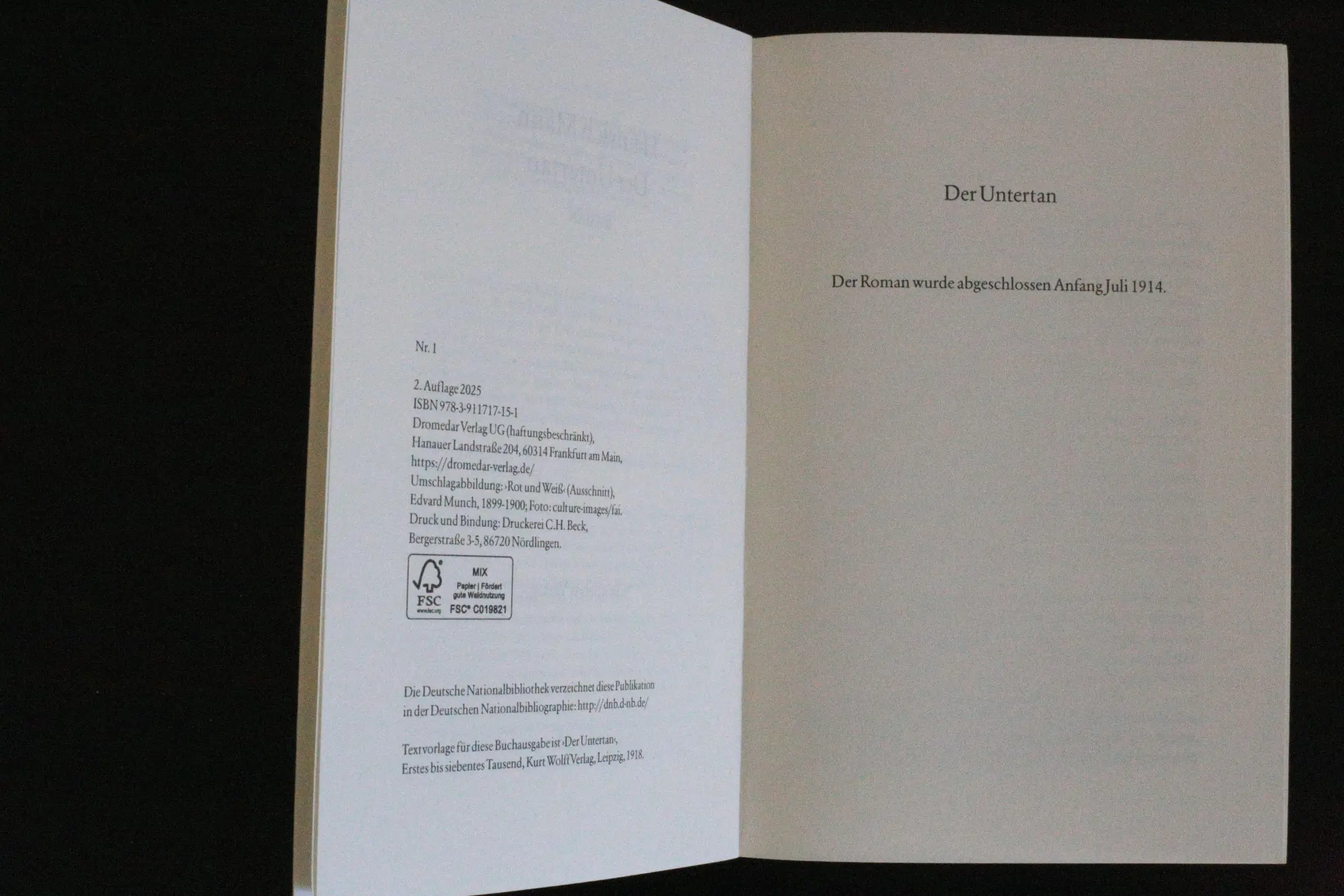 Bild: 9783911717151 | Der Untertan | Heinrich Mann | Taschenbuch | 432 S. | Deutsch | 2025