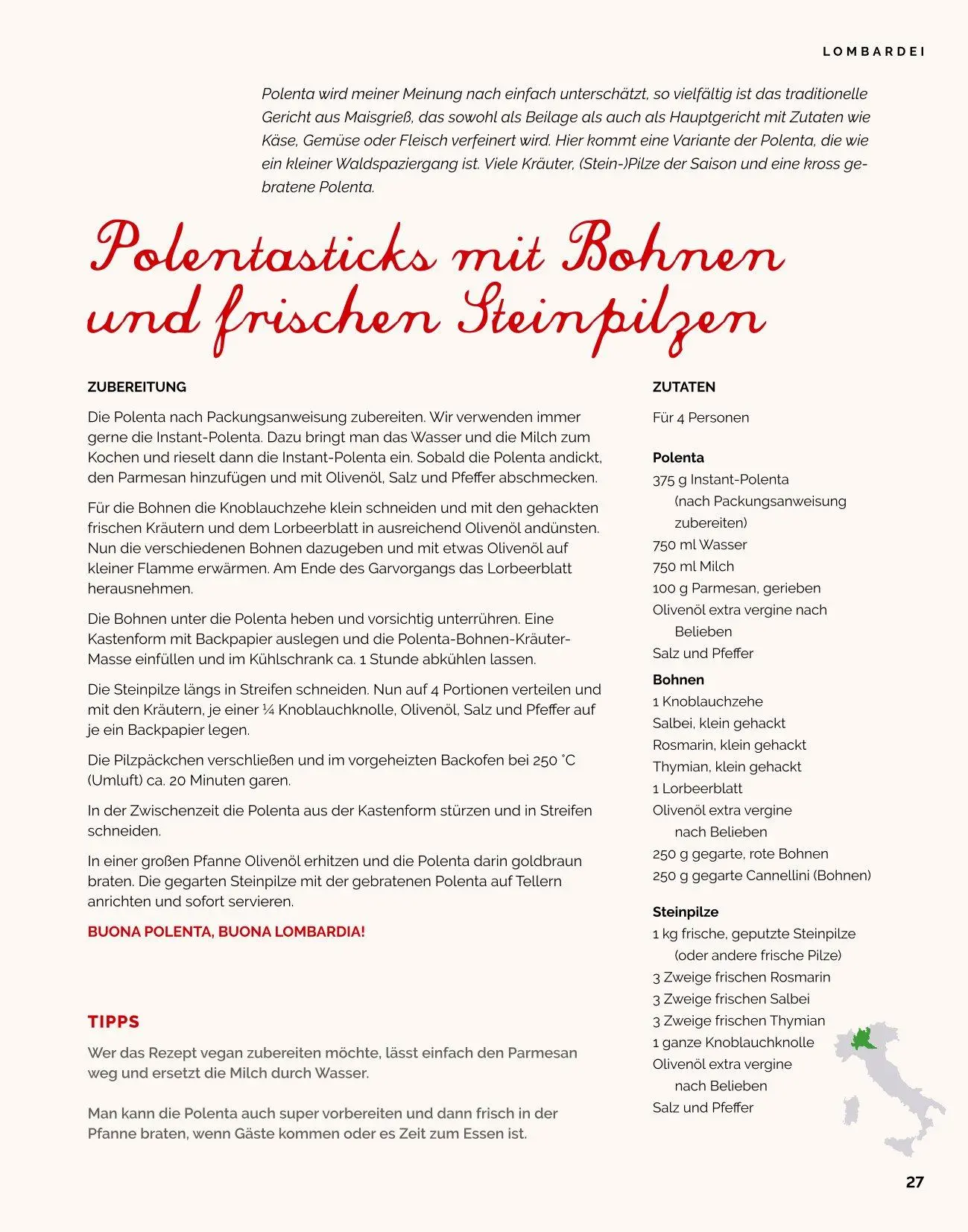 Bild: 9783966647151 | Amore per Gusto - Kochbuch Italien | Meine original italienische Küche