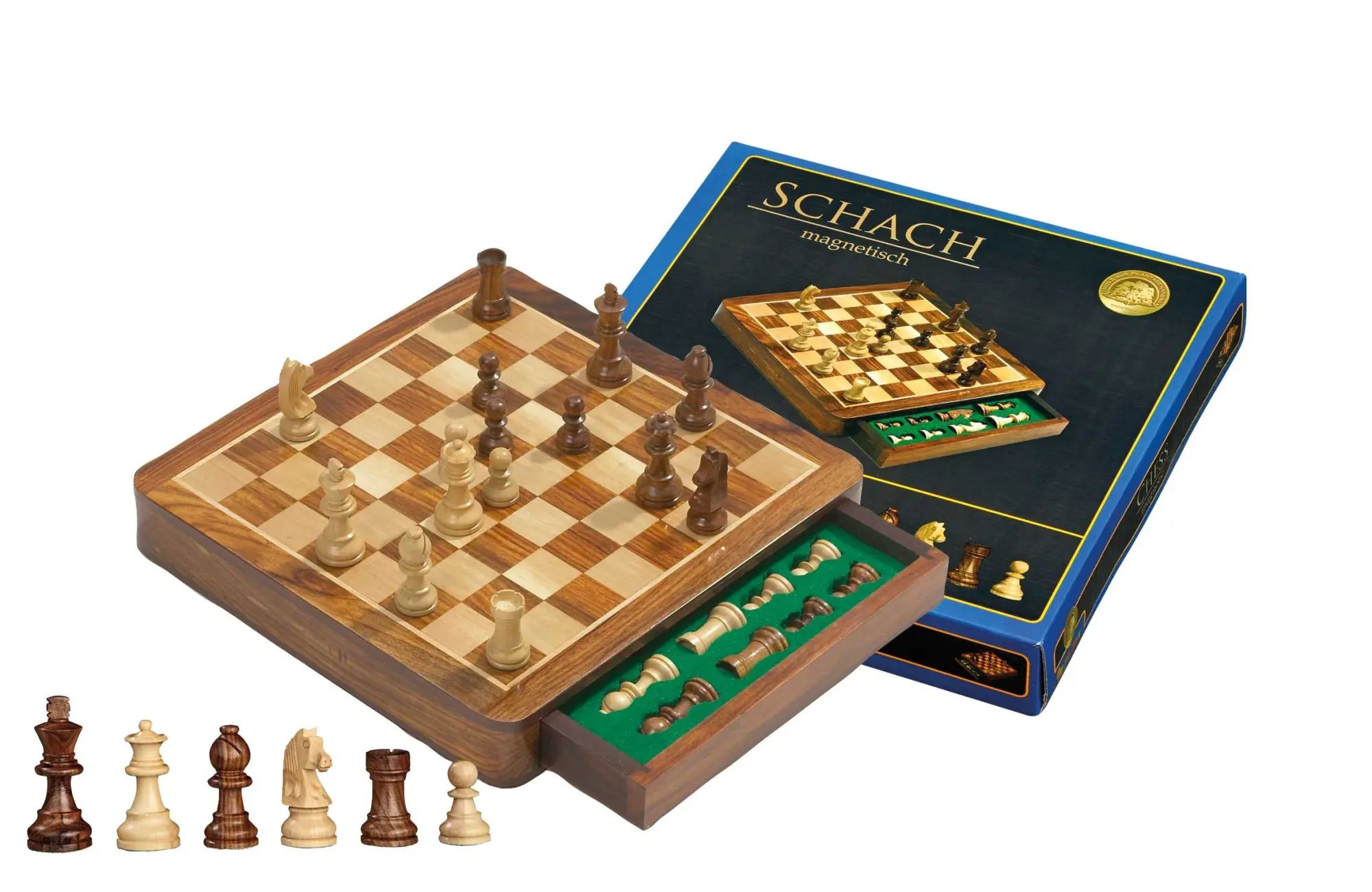 Cover: 4014156027251 | Philos 2725 - Schachkassette Exklusiv, Feld 30mm, magnetisch | 2725/1