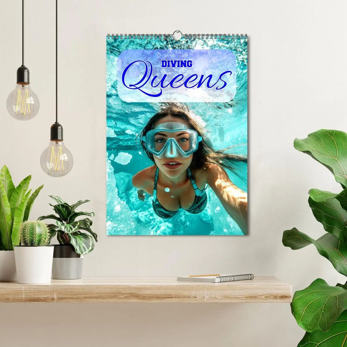 Bild: 9783516247251 | Diving Queens (Wandkalender 2026 DIN A3 hoch), CALVENDO Monatskalender