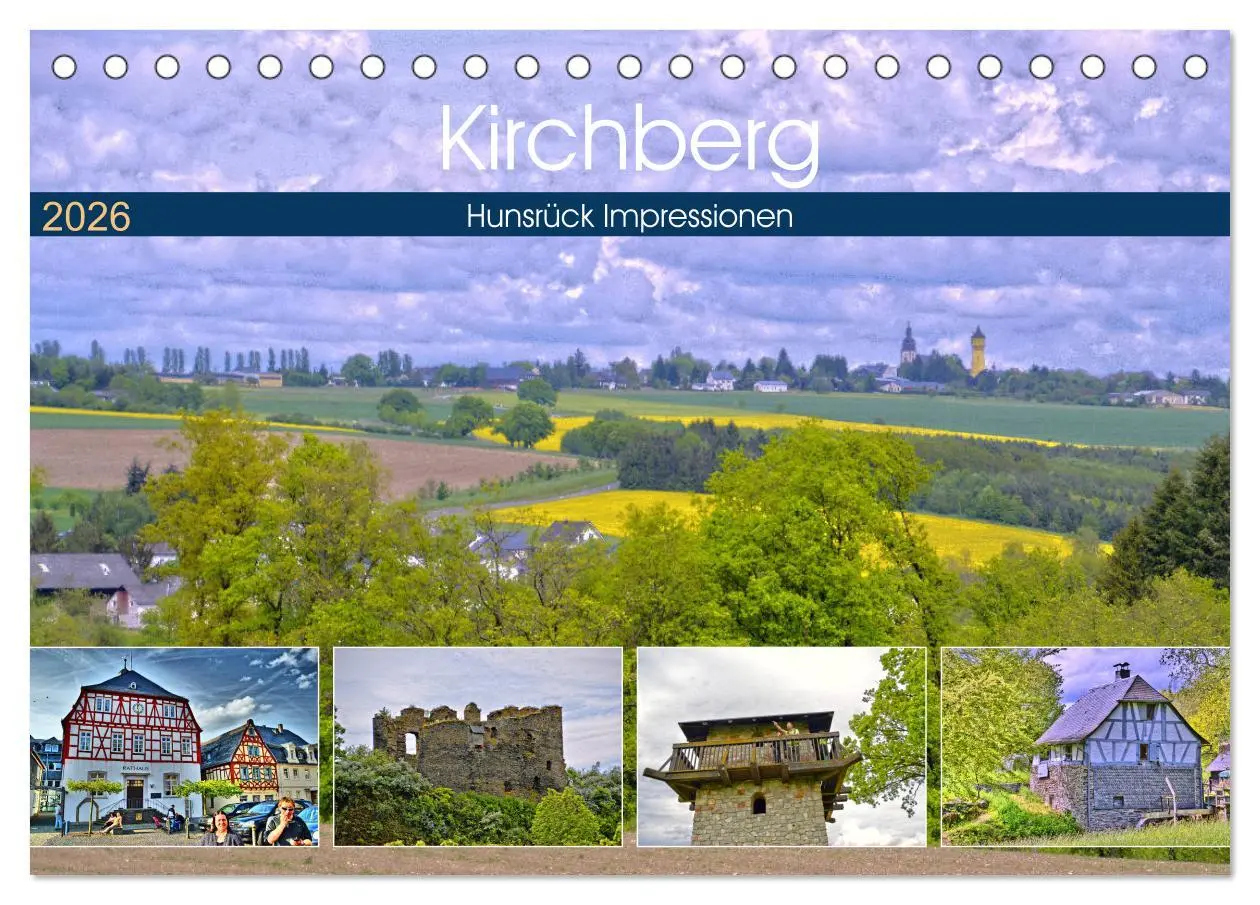 Cover: 9783457767351 | Kirchberg Hunsrück Impressionen (Tischkalender 2026 DIN A5 quer),...