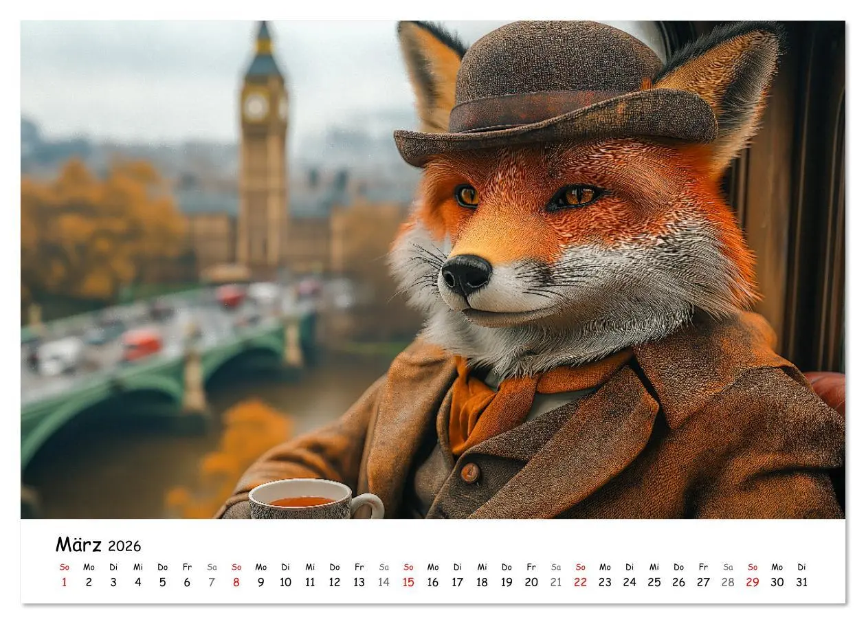 Bild: 9783516617351 | Lustige Tierreisen - Bunter Spaß für Kinder (Wandkalender 2026 DIN...