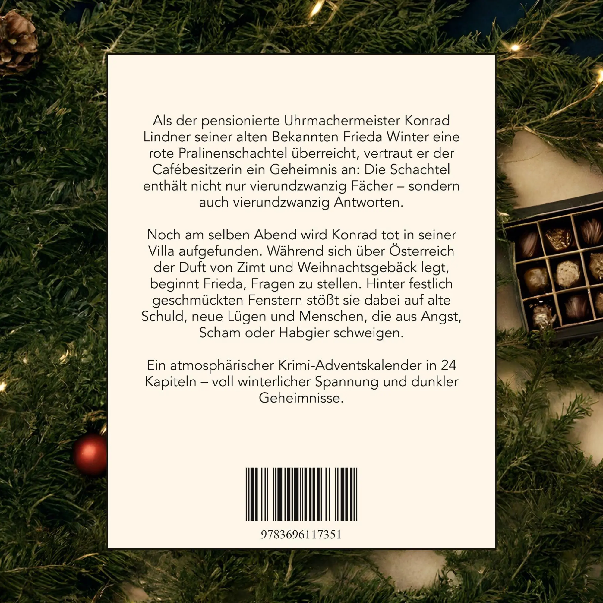 Rückseite: 9783696117351 | Mord in Österreich | Der Krimi-Adventskalender in 24 Akten | Weber