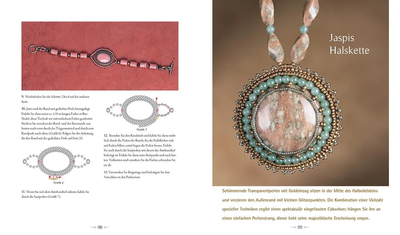 Bild: 9783940577351 | Cabochons mit Perlen einfassen | Jamie Cloud Eakin | Taschenbuch