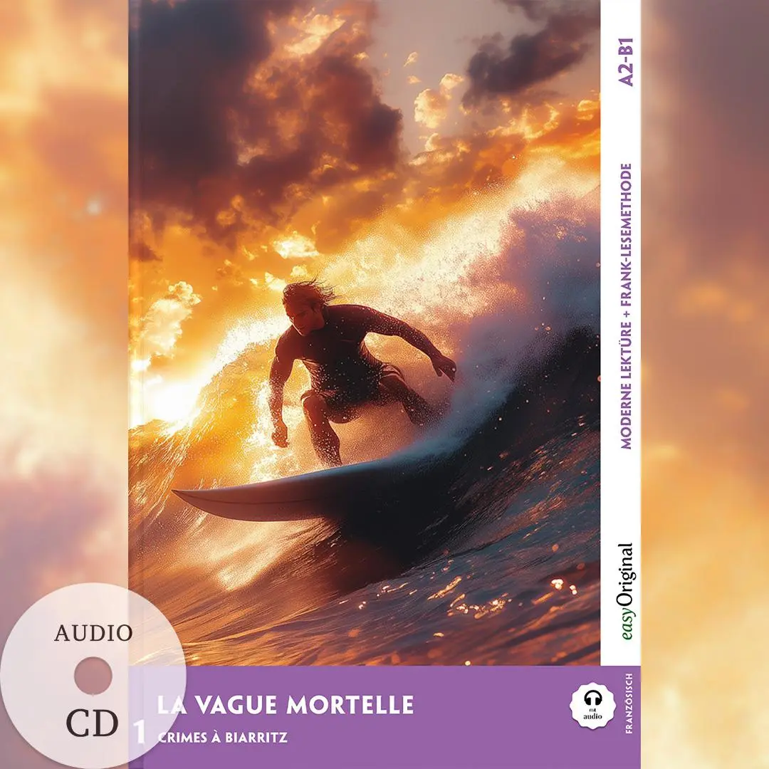 Cover: 9783991687351 | La Vague mortelle - Französische Krimi-Lektüre A2-B1 (+ Audio-CD)