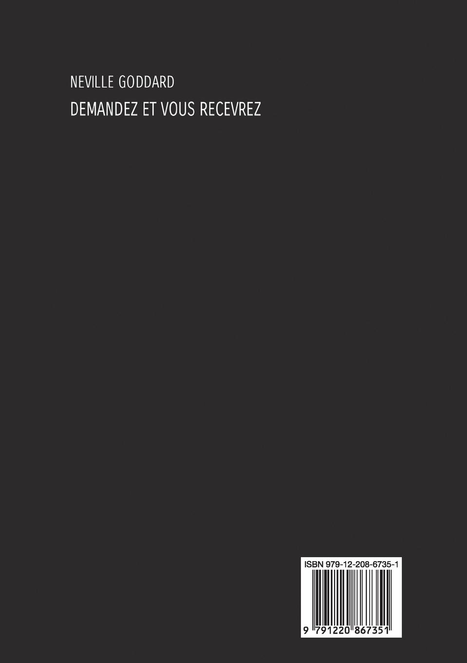 Rückseite: 9791220867351 | Demandez et vous recevrez - La loi de l'attraction selon les...
