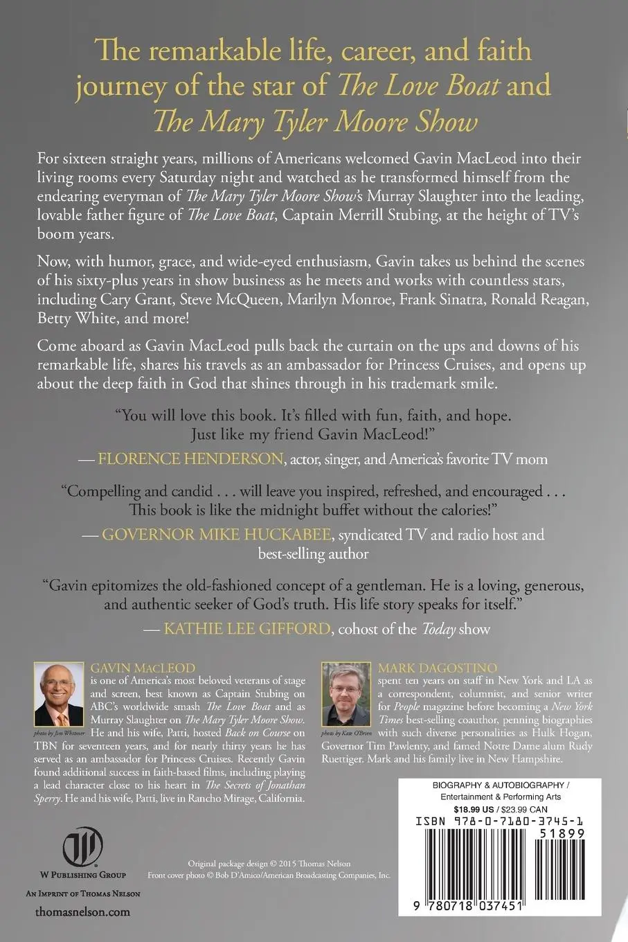 Rückseite: 9780718037451 | This Is Your Captain Speaking | Gavin Macleod | Taschenbuch | Englisch