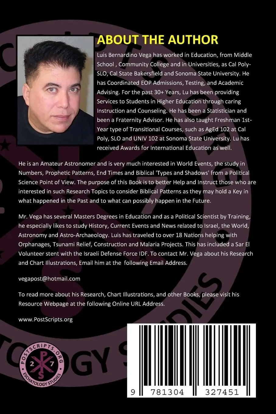 Rückseite: 9781304327451 | Return of the Ceremonial Daily Sacrifices | Luis Vega | Taschenbuch