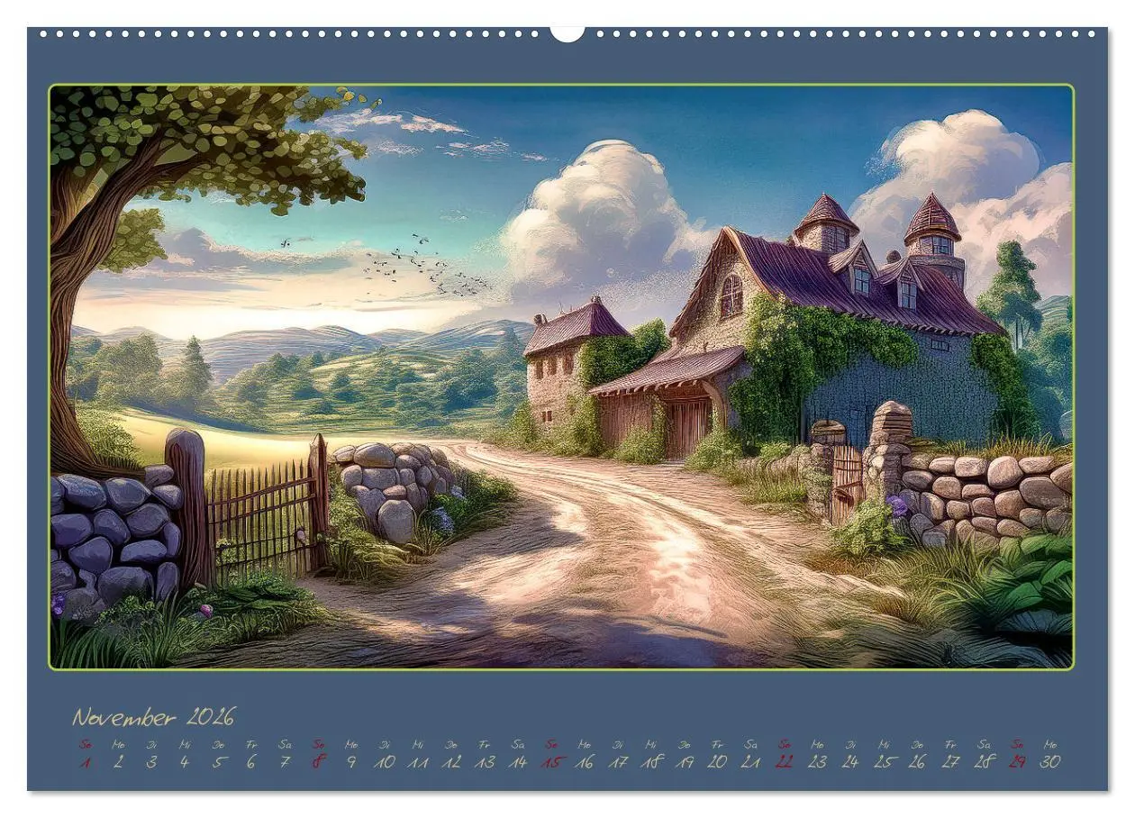 Bild: 9783457377451 | Landschaft romantisch gesehen (hochwertiger Premium Wandkalender...
