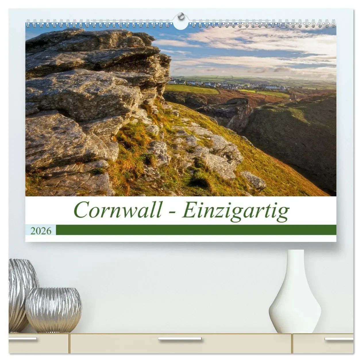 Cover: 9783457447451 | Cornwall - Einzigartig (hochwertiger Premium Wandkalender 2026 DIN...