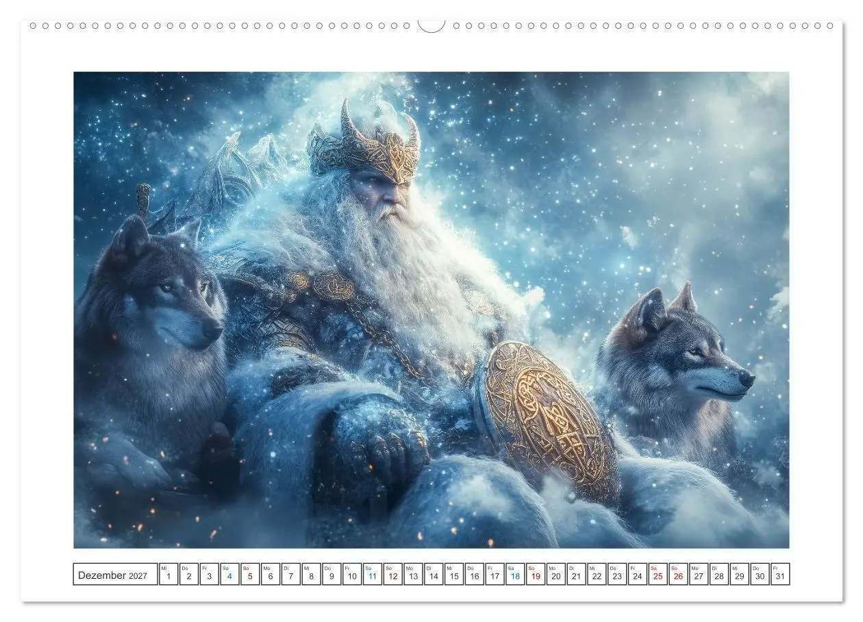 Bild: 9783516777451 | Die Götter des Nordens (Wandkalender 2027 DIN A2 quer), CALVENDO...