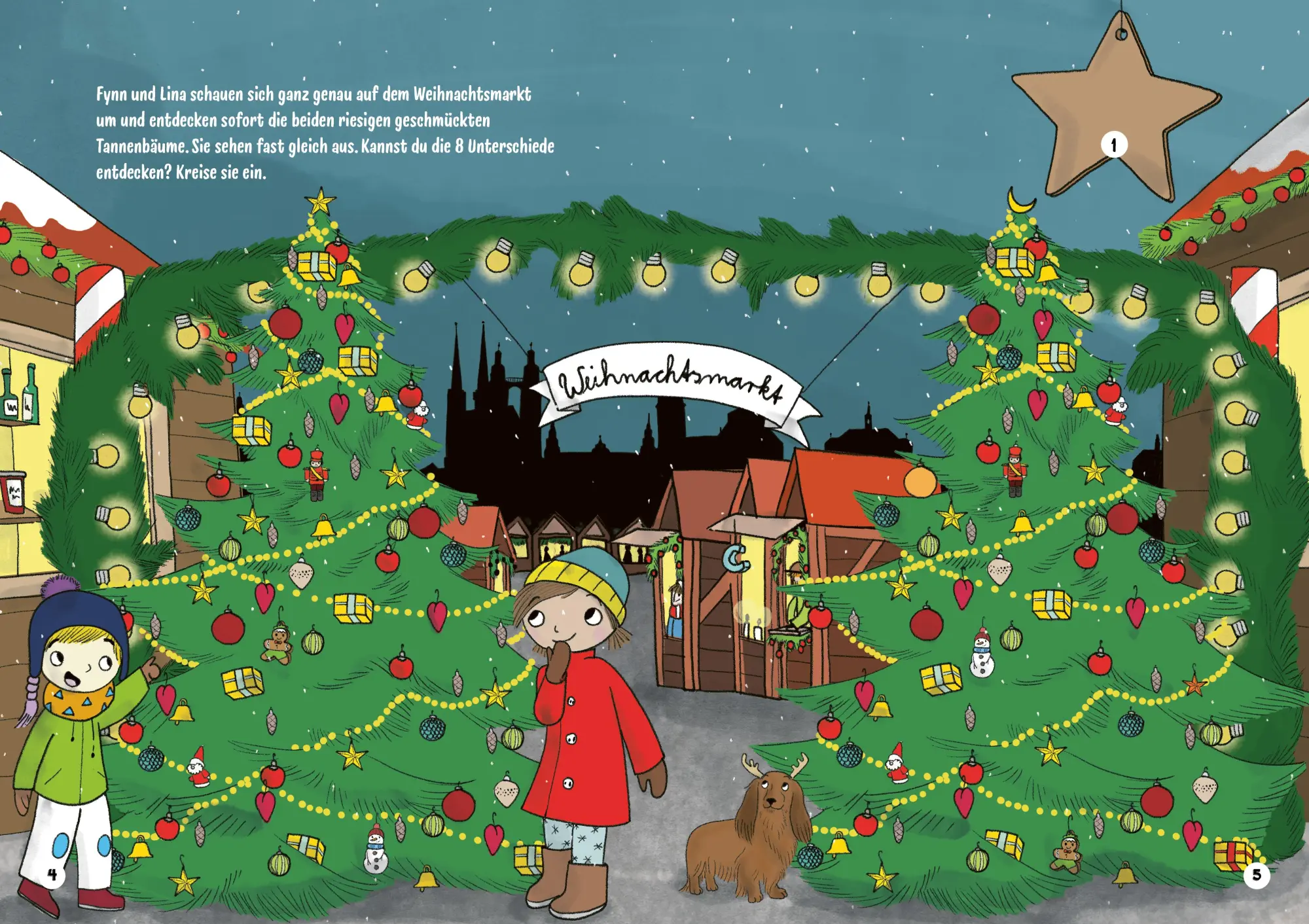 Bild: 9783745917451 | Die Rätsel-Knacker - Weihnachten in Gefahr (Buch mit abwischbarem...