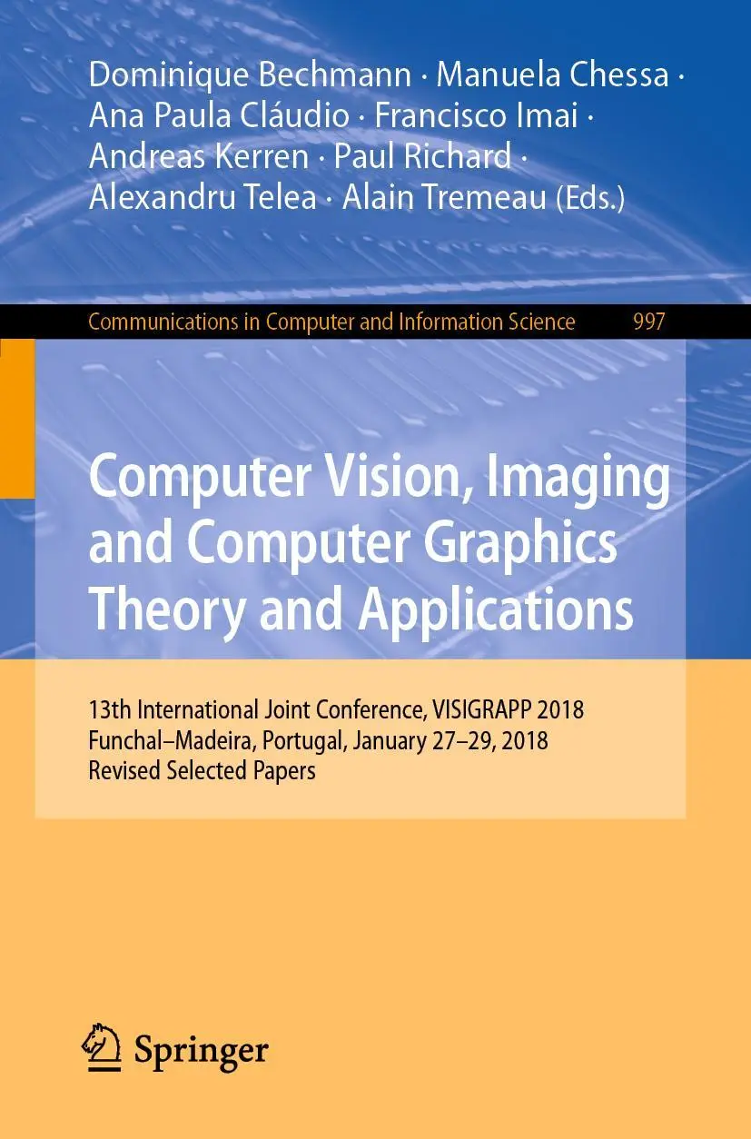 Cover: 9783030267551 | Computer Vision, Imaging and Computer Graphics Theory and Applications