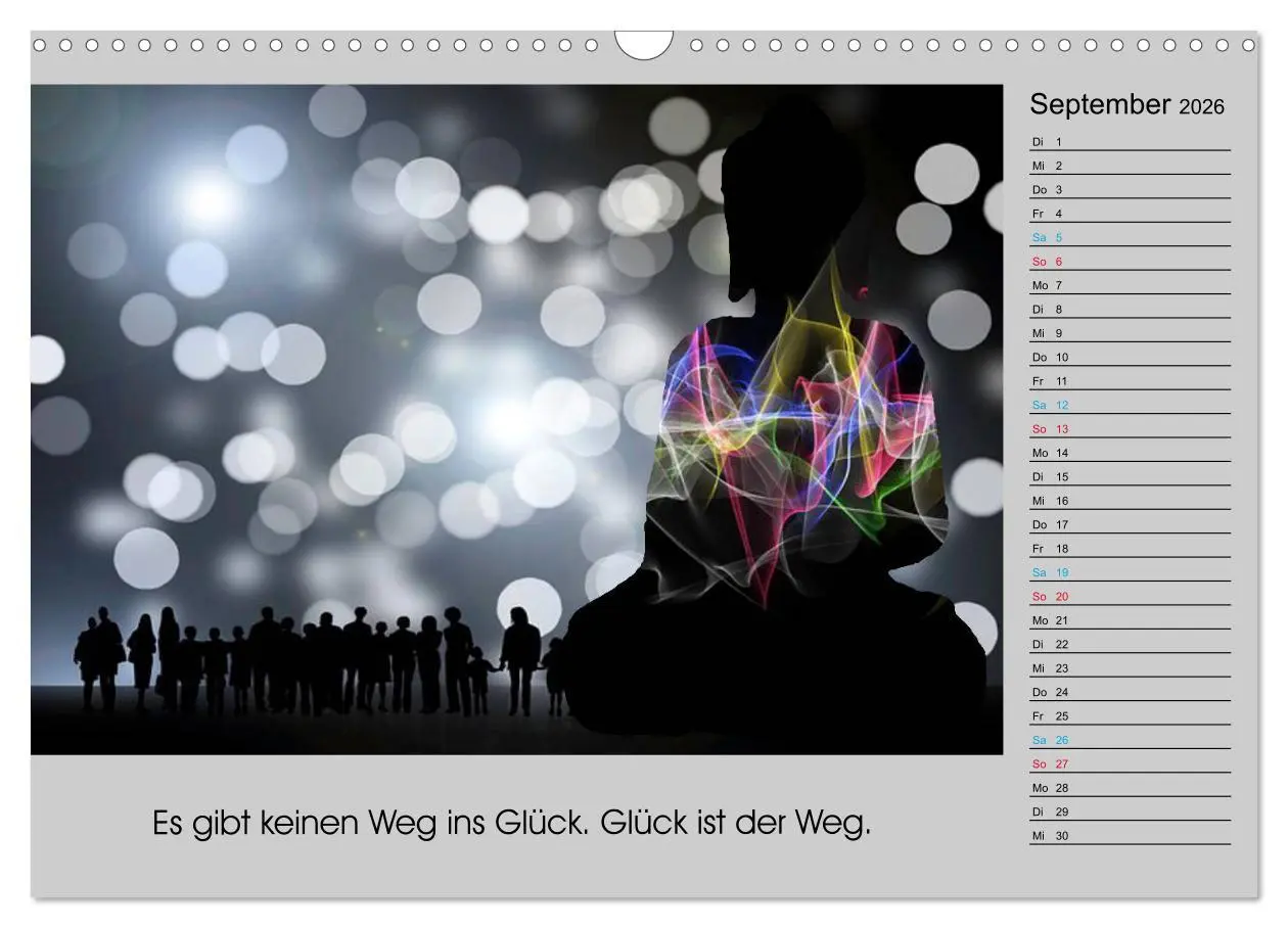 Bild: 9783457817551 | Lebenskraft Buddha (Wandkalender 2026 DIN A3 quer), CALVENDO...