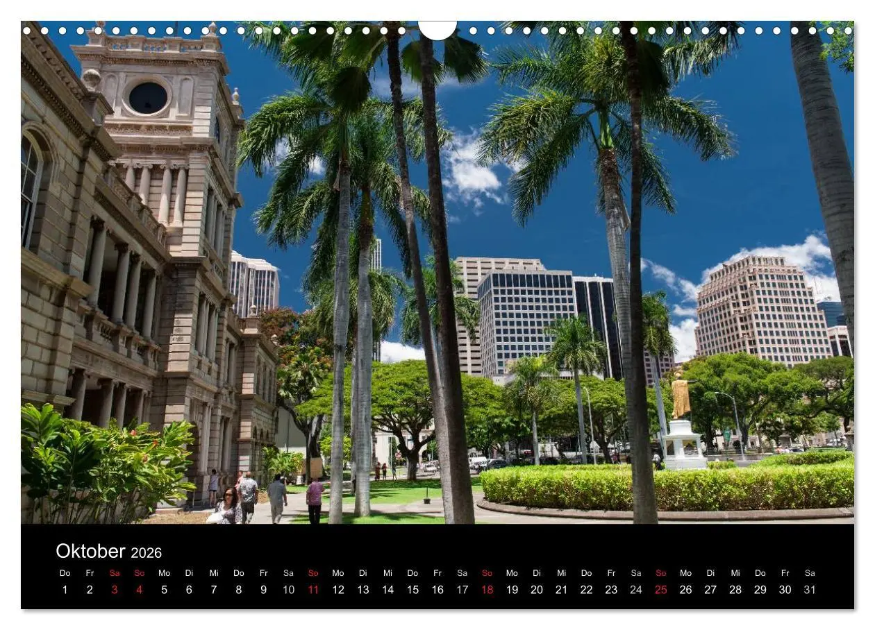 Bild: 9783516147551 | Hawaii - Oahu - Maui (Wandkalender 2026 DIN A3 quer), CALVENDO...