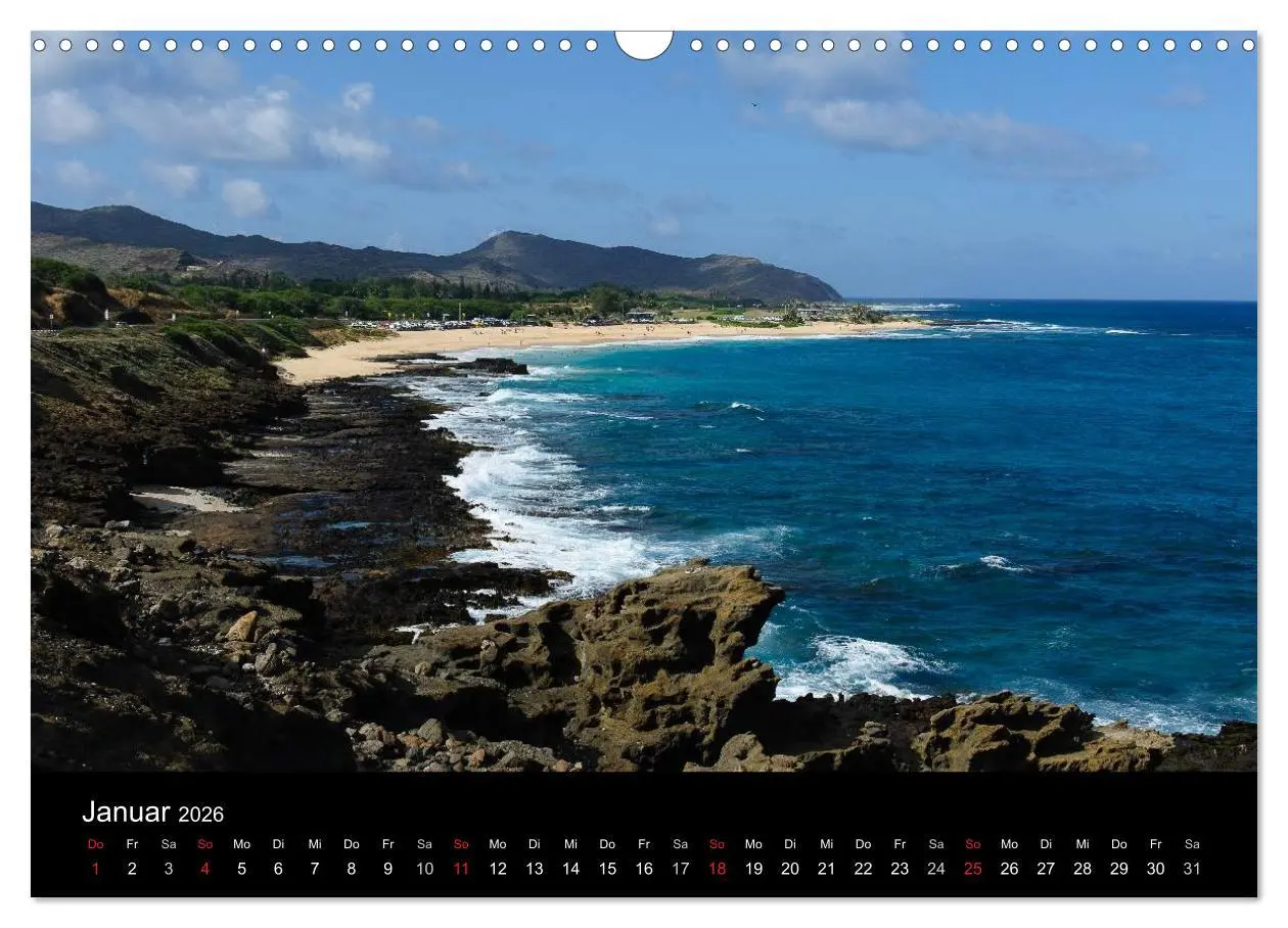 Bild: 9783516147551 | Hawaii - Oahu - Maui (Wandkalender 2026 DIN A3 quer), CALVENDO...