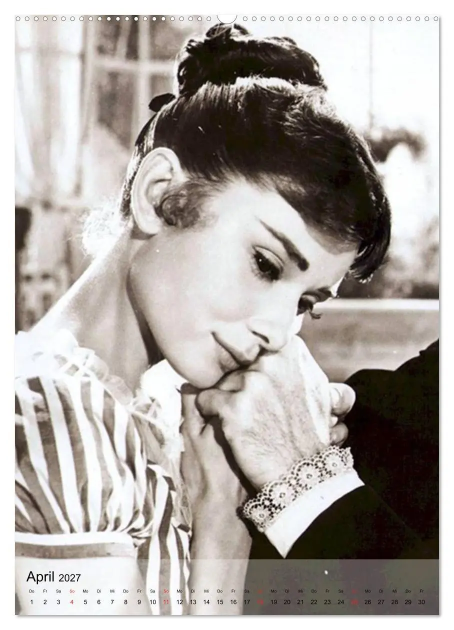 Bild: 9783594057551 | Hollywood-Diva - Audrey Hepburn (Wandkalender 2027 DIN A2 hoch),...