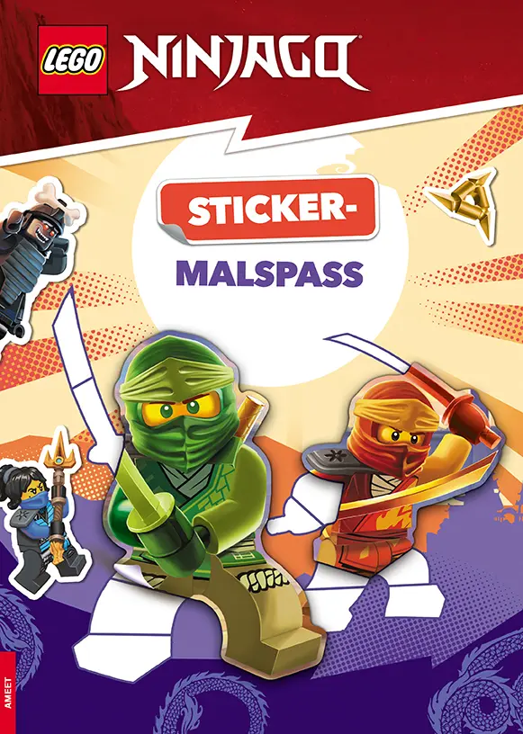 Cover: 9783960807551 | LEGO® NINJAGO® - Sticker-Malspaß | mit vielen Stickern | Taschenbuch