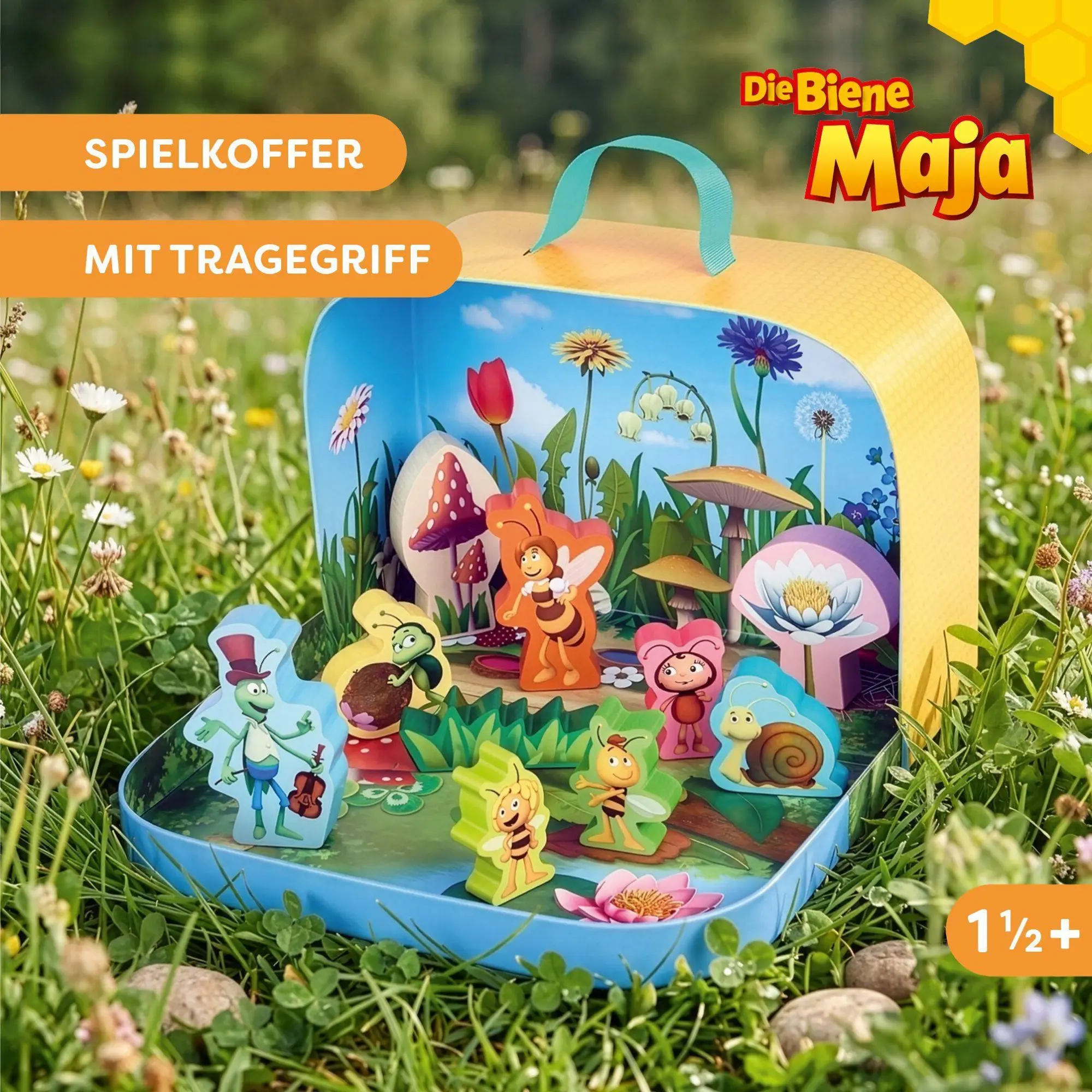 Bild: 4010168297651 | Spielwelt im Koffer - Die Biene Maja | Mirka Schröder | Spielzeug