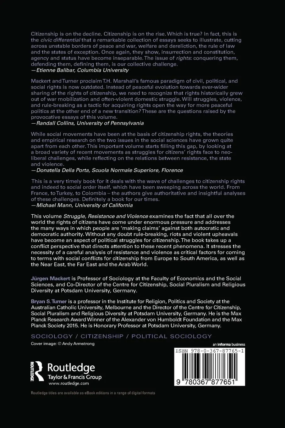 Rückseite: 9780367877651 | The Transformation of Citizenship, Volume 3 | Juergen Mackert (u. a.)