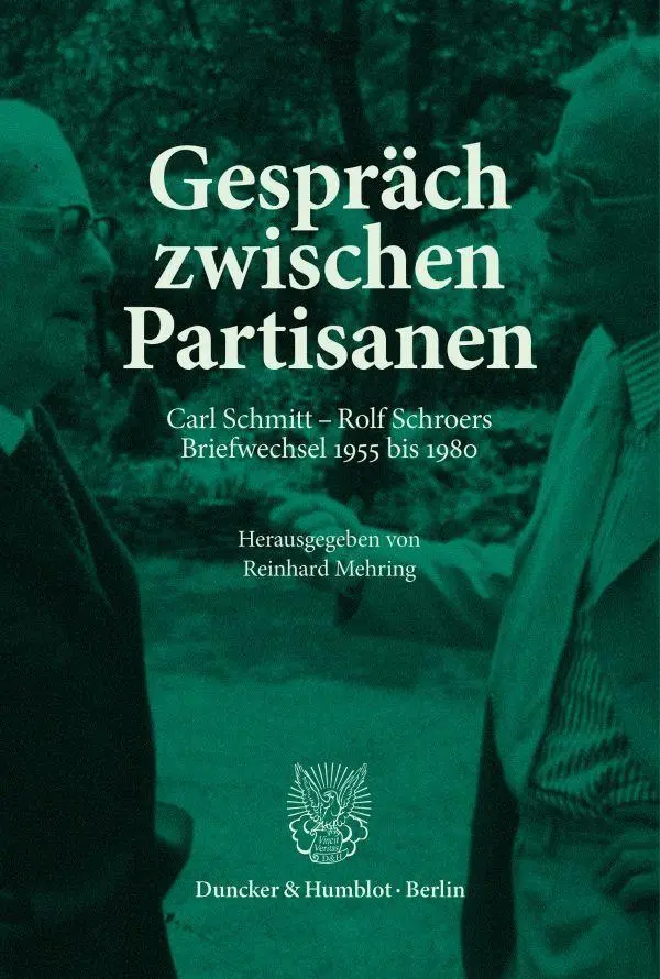 Cover: 9783428197651 | Gespräch zwischen Partisanen | Reinhard Mehring | Taschenbuch | 354 S.