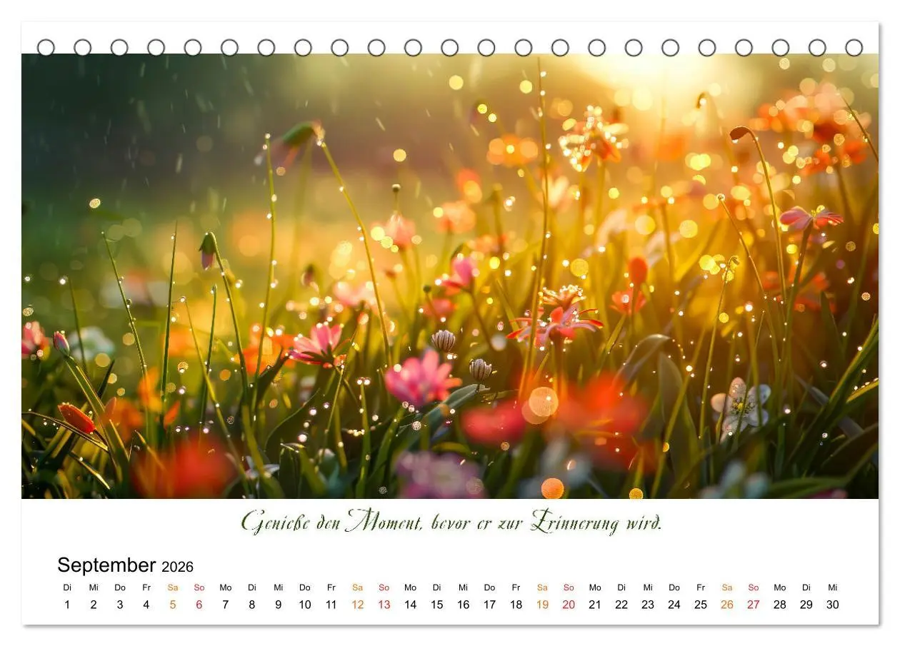 Bild: 9783457427651 | Freu Dich Motivations-Kalender (Tischkalender 2026 DIN A5 quer),...