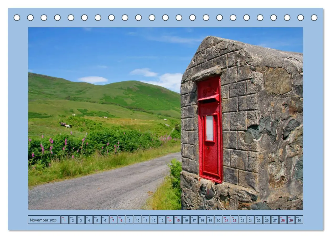 Bild: 9783457737651 | Sie haben Post - Briefkästen in Schottland (Tischkalender 2026 DIN...