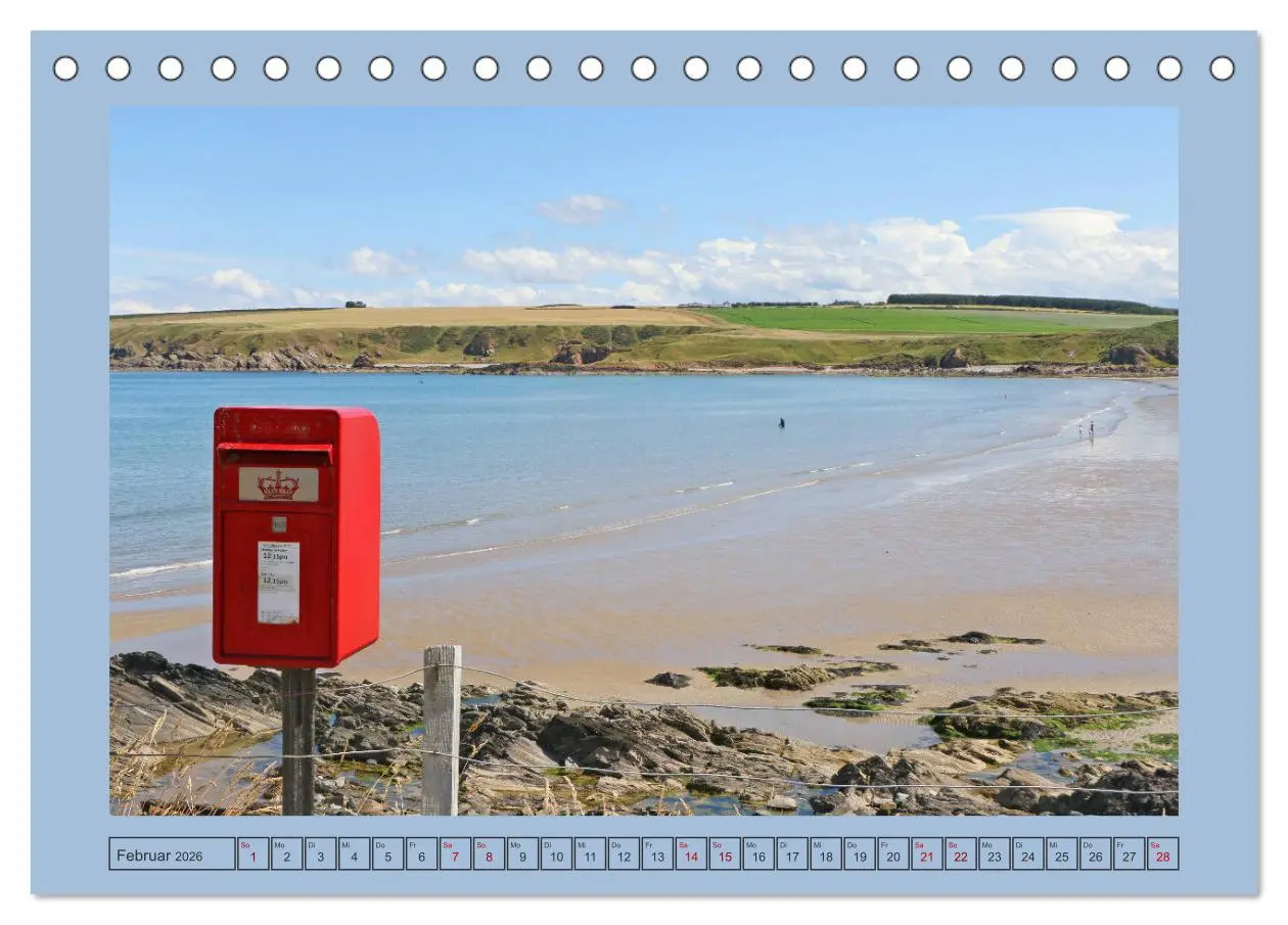 Bild: 9783457737651 | Sie haben Post - Briefkästen in Schottland (Tischkalender 2026 DIN...