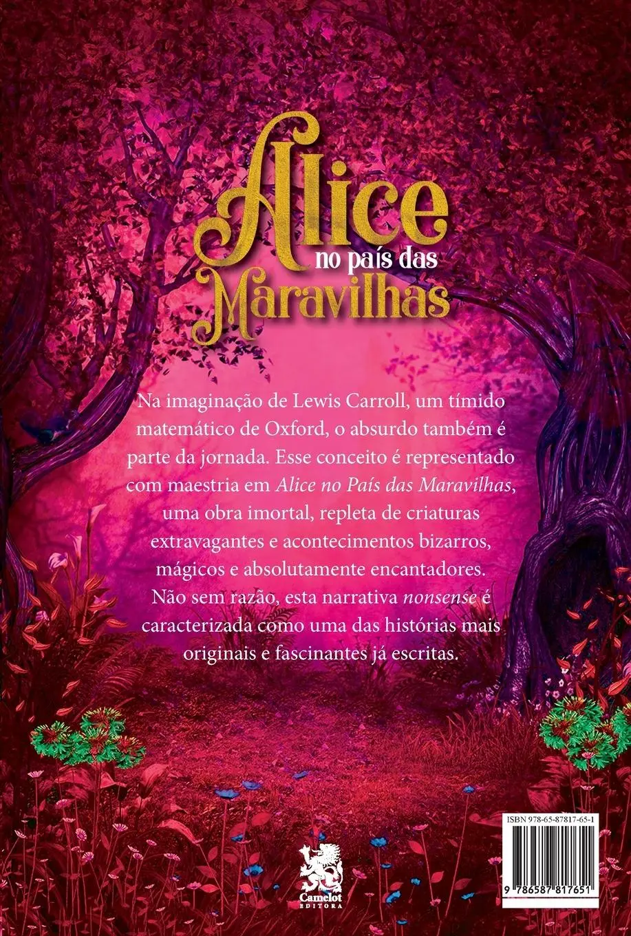 Rückseite: 9786587817651 | Alice no País das Maravilhas | Lewis Carroll | Taschenbuch | 2021