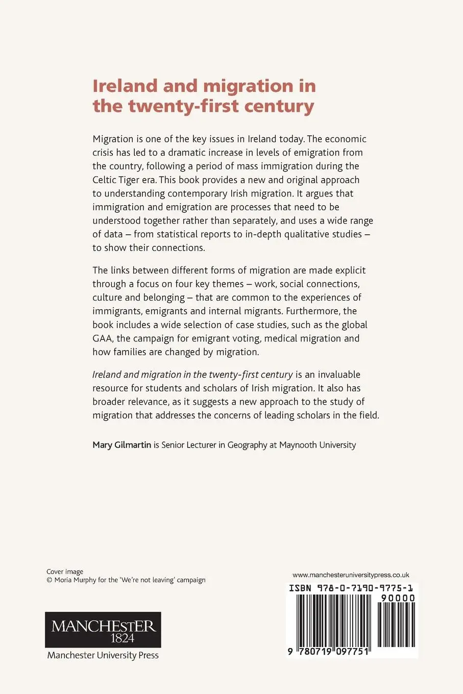 Rückseite: 9780719097751 | Ireland and migration in the twenty-first century | Mary Gilmartin