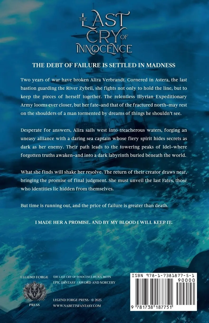 Rückseite: 9781738187751 | The Last Cry of Innocence | N. A. Betts | Taschenbuch | Englisch