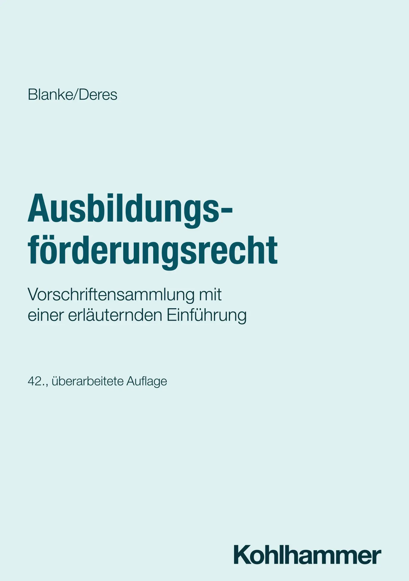 Deres Roland Ausbildungsförderungsrecht