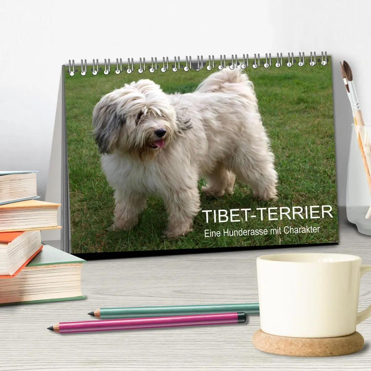 Bild: 9783516817751 | Tibet-Terrier - Eine Hunderasse mit Charakter (Tischkalender 2027...