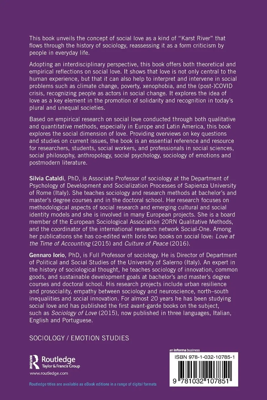 Rückseite: 9781032107851 | Social Love and the Critical Potential of People | Cataldi (u. a.)