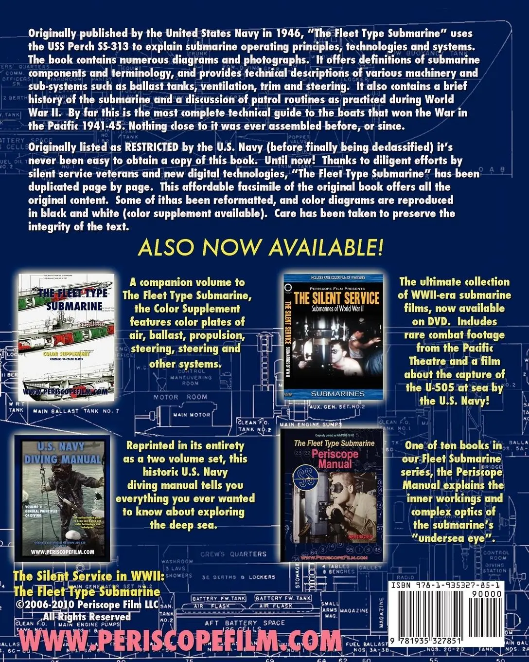 Rückseite: 9781935327851 | The Silent Service in WWII | The Fleet Type Submarine | Navy | Buch
