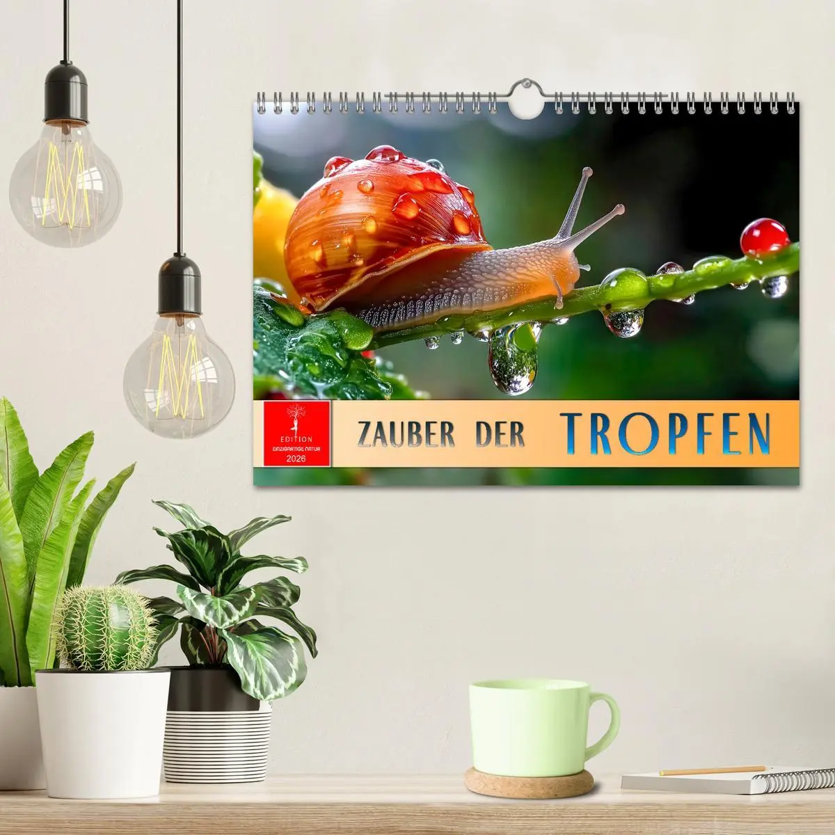 Bild: 9783457267851 | Zauber der Tropfen (Wandkalender 2026 DIN A4 quer), CALVENDO...