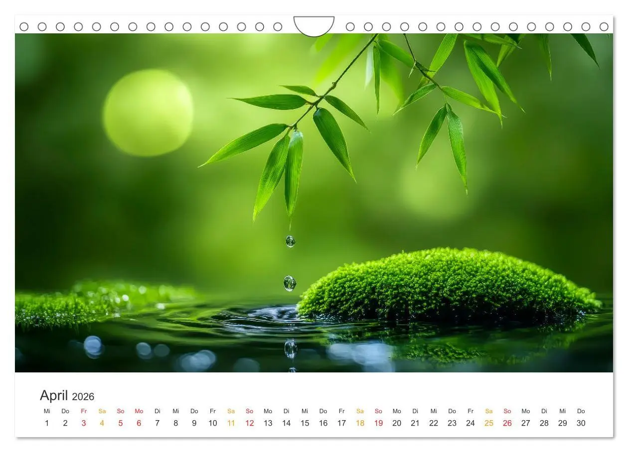 Bild: 9783457267851 | Zauber der Tropfen (Wandkalender 2026 DIN A4 quer), CALVENDO...