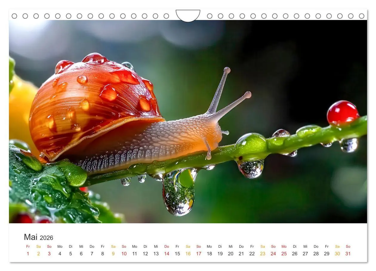 Bild: 9783457267851 | Zauber der Tropfen (Wandkalender 2026 DIN A4 quer), CALVENDO...