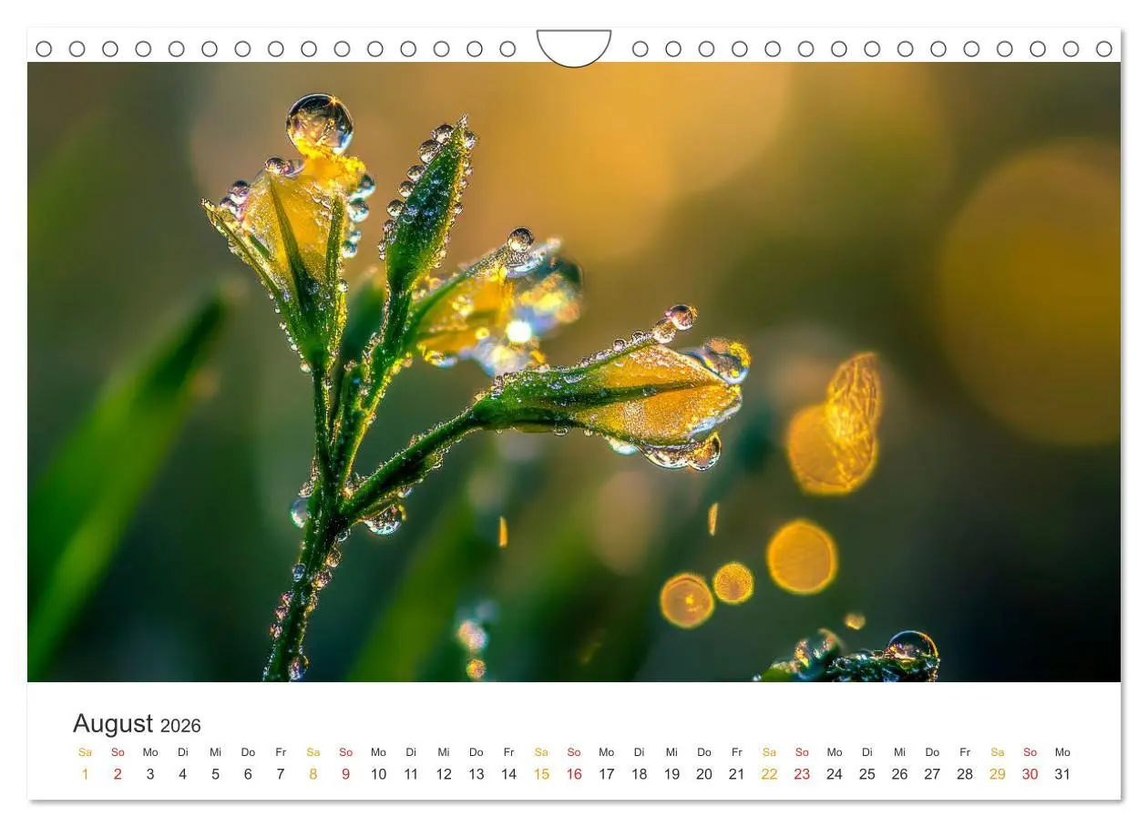 Bild: 9783457267851 | Zauber der Tropfen (Wandkalender 2026 DIN A4 quer), CALVENDO...