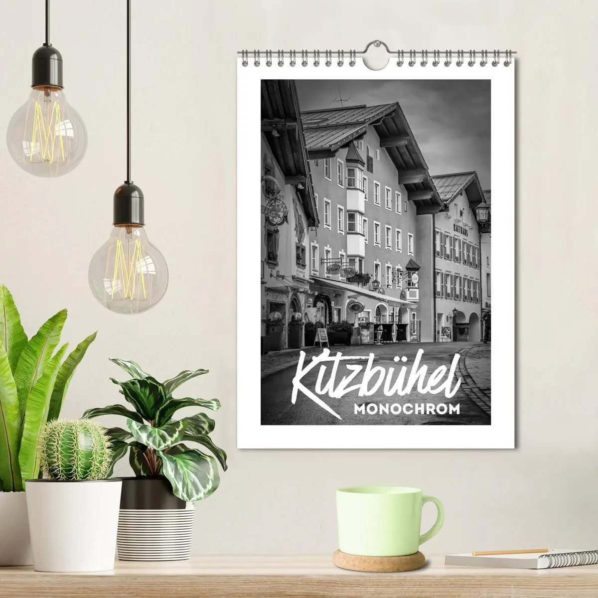Bild: 9783516427851 | Kitzbühel Monochrom (Wandkalender 2026 DIN A4 hoch), CALVENDO...