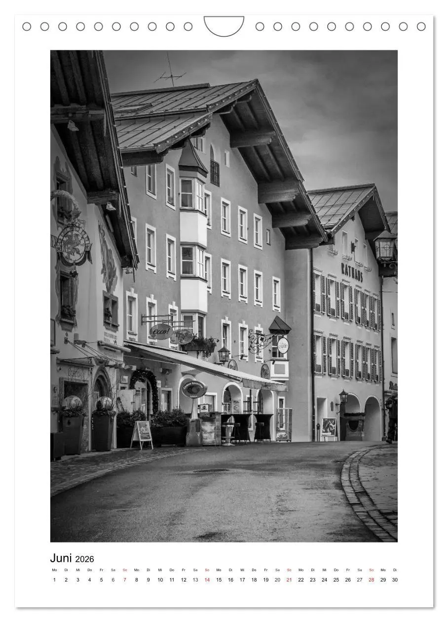 Bild: 9783516427851 | Kitzbühel Monochrom (Wandkalender 2026 DIN A4 hoch), CALVENDO...